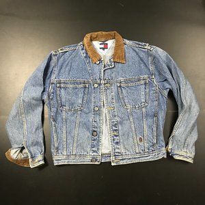 TOMMY HILFIGER DENIM JEAN CORDUROY DETAIL JACKET